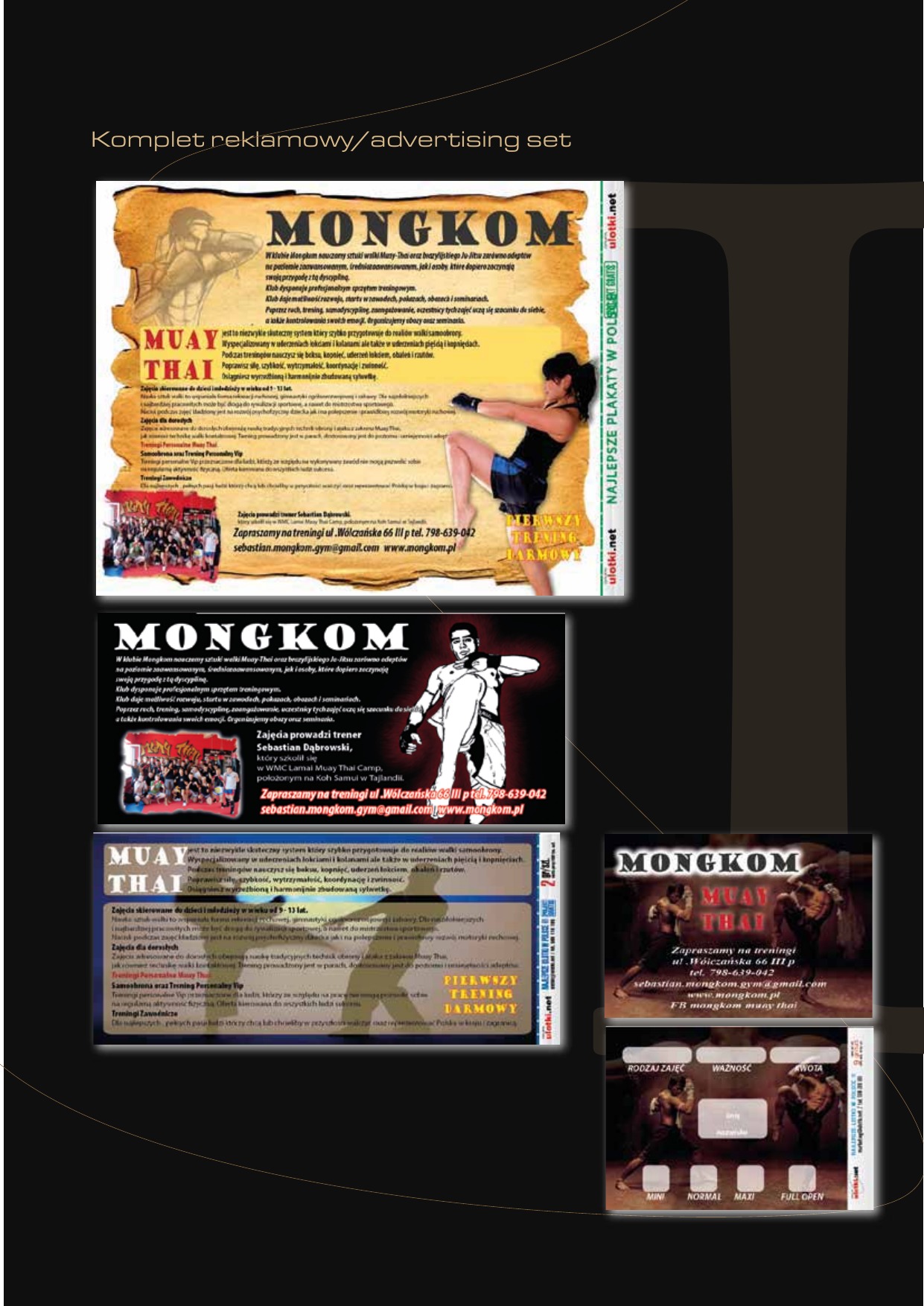 Advertising Set — Mongkom Muay Thai